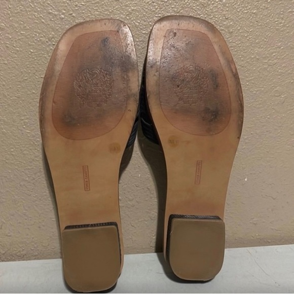 Vince Camuto Black Square Heel Slide Sandals Women’s 9.5 - Picture 5 of 5
